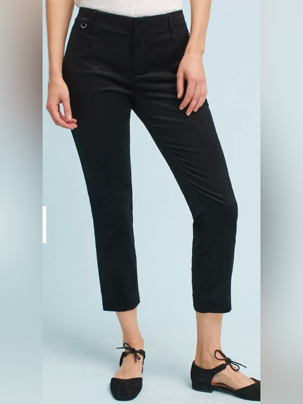Anthropology The Essential Slim Trousers in Velvet - Size 2